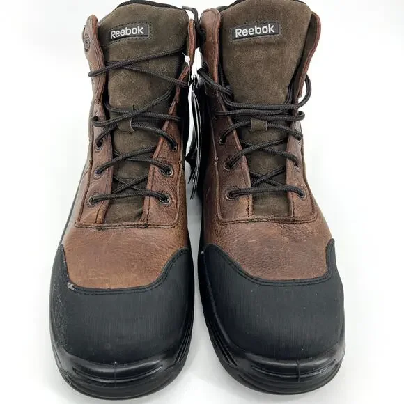 Reebock Mens Size 17W Leather Work Boots RB7755 Composite Toe NWT